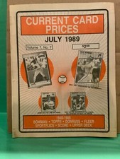 Current Card Prices 1989 July Baseball Topps Upper Deck