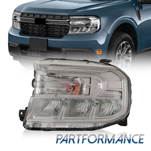 Left Driver For 2022-2025 Ford Maverick XL/XLT LED Headlight Chrome w/o LED DRL - Picture 1 of 12