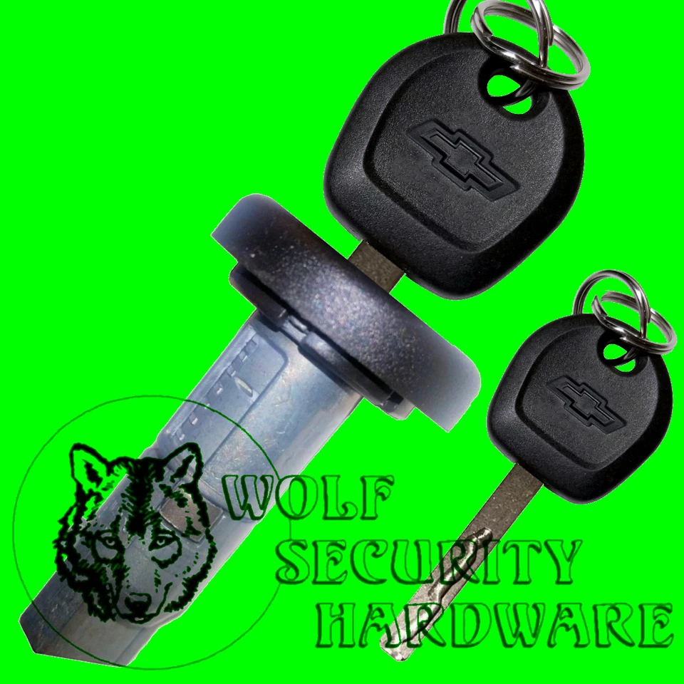 Цилиндр замка зажигания Silverado 2014-2019 от оригинального производителя с 2 ключами Chevy - Изображение 1 из 2