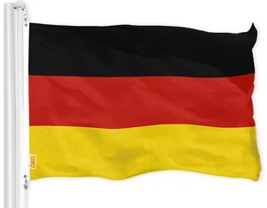 Germany German Flag 3x5 FT Printed 150D Polyester By G128 - Foto 1 di 5