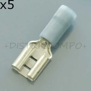 Cosse femelle 6.35x0.81mm bleu 2.0-1.30mm² 14-16AWG 190190033 Molex (lot de 5) - Imagen 1 de 1