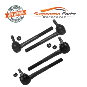Chevrolet 2 Inner & 2 Outer Steering Tie Rod Ends  GMC C+K 1500 2500 3500 - Picture 1 of 2