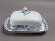 AK KAISER Porzellan Butterdose Rokokoform Dubarry Dekor Chalon