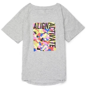 Athletic Works Girls Graphic Active Tee XXL 18 New with Tags Align Activate Gray - Picture 1 of 4