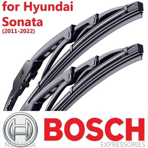 BOSCH Wiper Blades Set for Hyundai Sonata (2011-2022) Direct Connect Pair, Front - Picture 1 of 3