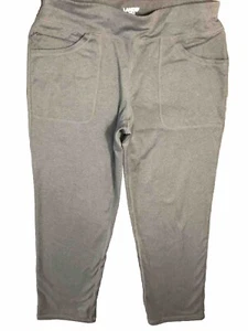 Lands End Damen-Leggings XSmall einfarbig grau weicher Strickhose zum Anziehen - Bild 1 von 15