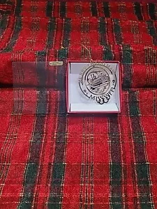 CHRISTMAS Nations Treasures Mississippi Riverboat Ornament 24K Gold Finish Brass - Picture 1 of 8