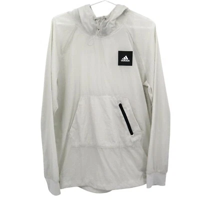 Chaqueta cortavientos Adidas para hombre S blanca golf atlética ropa activa deportes práctica Foto 1 de 4