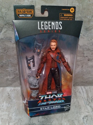 Marvel Legends - Star Lord New 6" W/Korg BAF Guardians Of The Galaxy Thor Cover