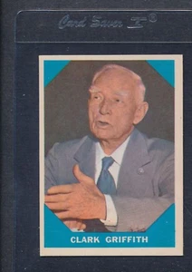 1960 Fleer Baseball Greats #015 Clark Griffith EX/MT *264 - Foto 1 di 1
