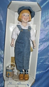 Franklin Heirloom Advertising Dolls - The Country Store - Dutch Boy Paint - Picture 1 of 4