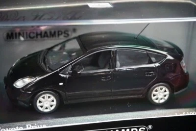 MINICHAMPS 1/43 Toyota Prius 2004 NHW20 LHD black diecast model 400166301 - Image 1 of 4