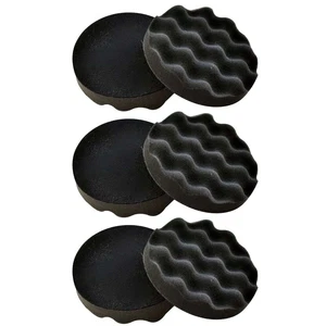 Polierschwämme Polierpads Polier-Zubehör, 150mm, Gewaffelt, SOFT-MEDIUM 6er-Set - Bild 1 von 7
