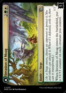 Invasion of Moag // Bloomweaver Dryads [March of the Machine] Magic MTG - Picture 1 of 2