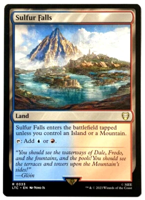 MTG Sulfur Falls Tales of Middle-earth Commander 333 NM - Image 1 of 2