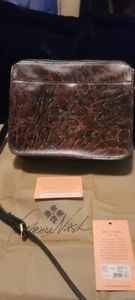 Patricia Nash Nazaire Leather Crossbody in Abstract Animal Print - Bild 1 von 12