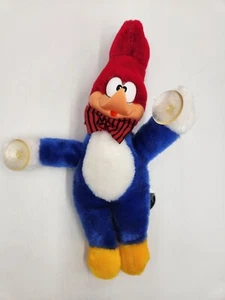 Vintage Woody Woodpecker Plush w/Window Suction Cups on Hands Toy Doll - Picture 1 of 9