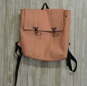 Rains 15" Laptop Original MSN Rucksack Tasche Wasserdicht Rosa PU Schule Arbeit Groß - Bild 1 von 14