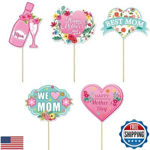 Happy Mother’s Day Desk Centerpieces Sticks Best Mom Ever Party Decorations M - Picture 1 of 5