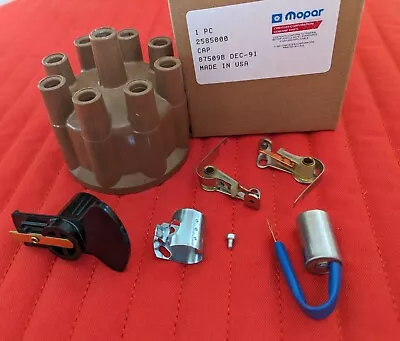 MOPAR NOS TAN Dual Point Master Tune-Up Kit Hemi-440 Prestolite Dodge Plymouth - Image 1 of 4