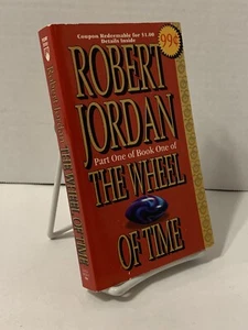 RARE 1997 The Wheel of Time Robert Jordan RED PROMO Paperback TOR - Imagen 1 de 8