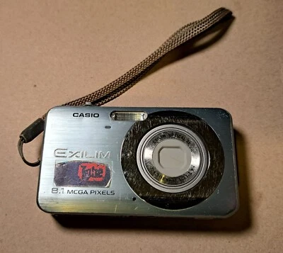 Casio Exilim EX-Z80A 8.1MP Compact Digital Camera Blue With Battery not tested - Image 1 of 4