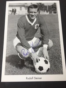 Tarjeta de autógrafo original firmada por RUDOLF HER († 2015) 1860 München DFB 10x15 - Imagen 1 de 1