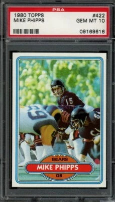 1980 TOPPS #422 MIKE PHIPPS PSA 10 BEARS [616] - Image 1 of 2