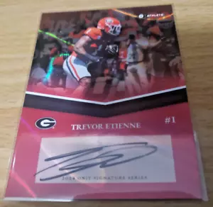 Trevor Etienne 2024 Onit University of Georgia autograph # TCS-20 - Picture 1 of 1