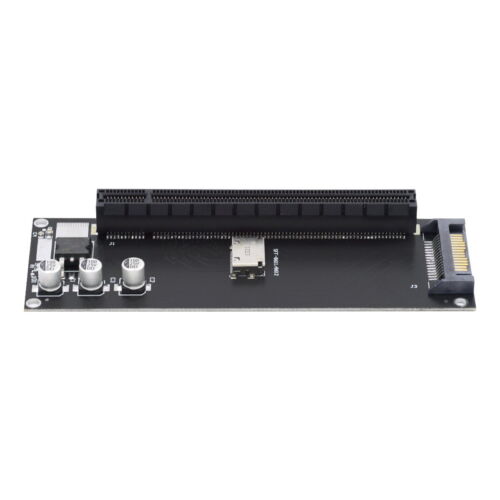 PCIE PCI-Express 16x 4x to Oculink SFF-8612 SFF-8611 Adapter with SATA Port