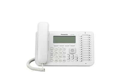 Panasonic 24 Button 6-Line LCD Digital Speaker -White (KX-DT546) - Image 1 of 2