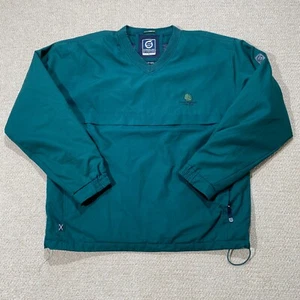 VINTAGE Sunderland of Scotland Jacket Mens Large Green Pullover Windbreaker Golf - Picture 1 of 15