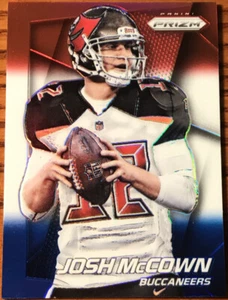 2014 Panini Prizm Prizms Red White & Blue Josh McCown #151 Tampa Bay Buccaneers - Picture 1 of 2