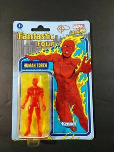 Fantastic Four HUMAN TORCH Marvel Legends Kenner Retro Series 3.75 inch FIGURE - Picture 1 of 2