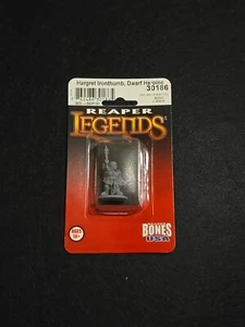 Reaper 30186 Hargret Ironthumb Dwarf Heroine (Bones USA Legends) Female Warrior - Picture 1 of 2