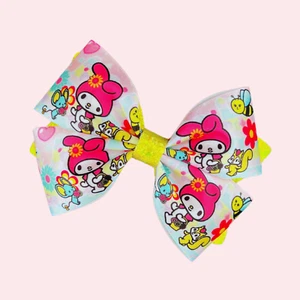 Sanrio Melody Hello Kitty Hair Bow, Hair bows for girls, Bows for toddlers - Picture 1 of 2