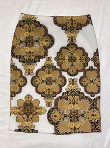 NEW YORK AND COMPANY MEDALION PENCIL SKIRT SIZE 12 NWOT - Picture 1 of 5