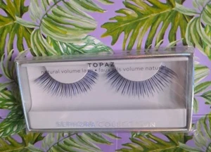 Sephora Collection False Eye Lashes Topaz Natural Volume  Blue Accent. NIB  - Picture 1 of 3