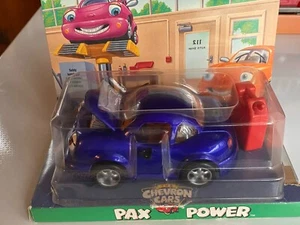 Chevron Autos blau Pax Power Eyes bewegen Kofferraum Türen Motorhaube offene Spiegel Arbeit Benzinkanister - Bild 1 von 4