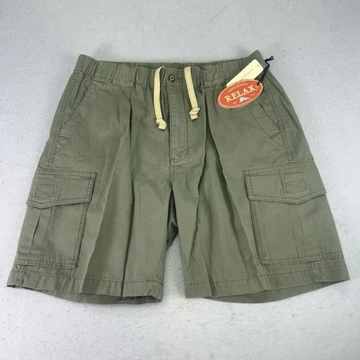 Pantalones Cortos Carga Tommy Bahama Relax Survivor Nuevos con Etiquetas Para Hombres M Verde Musgo 8" Entrepierna Foto 1 de 4