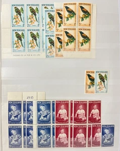 New Zealand Health Birds Sport Blocks MH MNH (100s) MK8517 - Picture 1 of 6