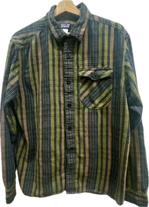 Patagonia Herren Erwachsene Größe Large Streifen Bio-Baumwolle Langarm Flanellhemd - Bild 1 von 4