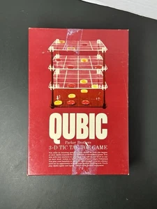 Vintage QUBIC 3-D Tic Tac Toe Game Parker Brothers complete - Picture 1 of 12