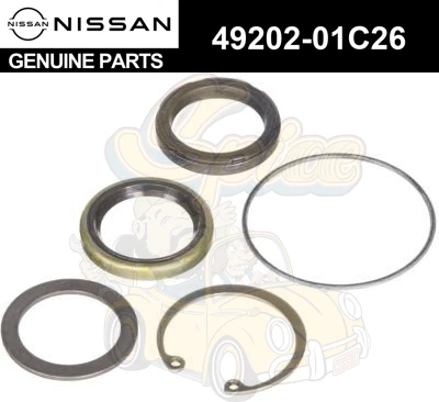 Kit de sellado de engranajes de dirección asistida furgoneta Frontier carrocería dura Nissan 1983-1997 OEM Foto 1 de 1