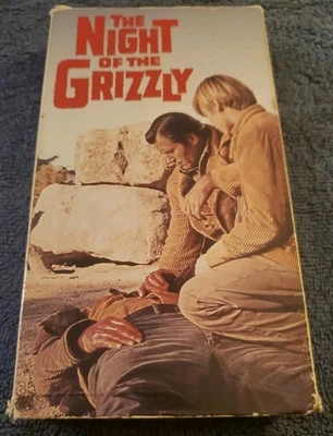 The Night Of The Grizzly VHS TAPE (1991, Drama, Action, Slasher, Western) - Image 1 of 4
