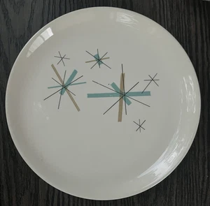 Salem North Star Atomic Starburst Geschirr Brot/Brotteller 7,25" 1960er A01860d - Bild 1 von 3