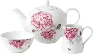 Miranda Kerr Everyday Friendship Set da tè, tazza da tè, piattino e piatto 8", bianco, 3-Pi - Foto 1 di 5