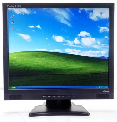 iiyama ProLite E481S 19'' TFT 1280 x 1024 DVI VGA Lautsprecher Retro PC Monitor - Bild 1 von 4