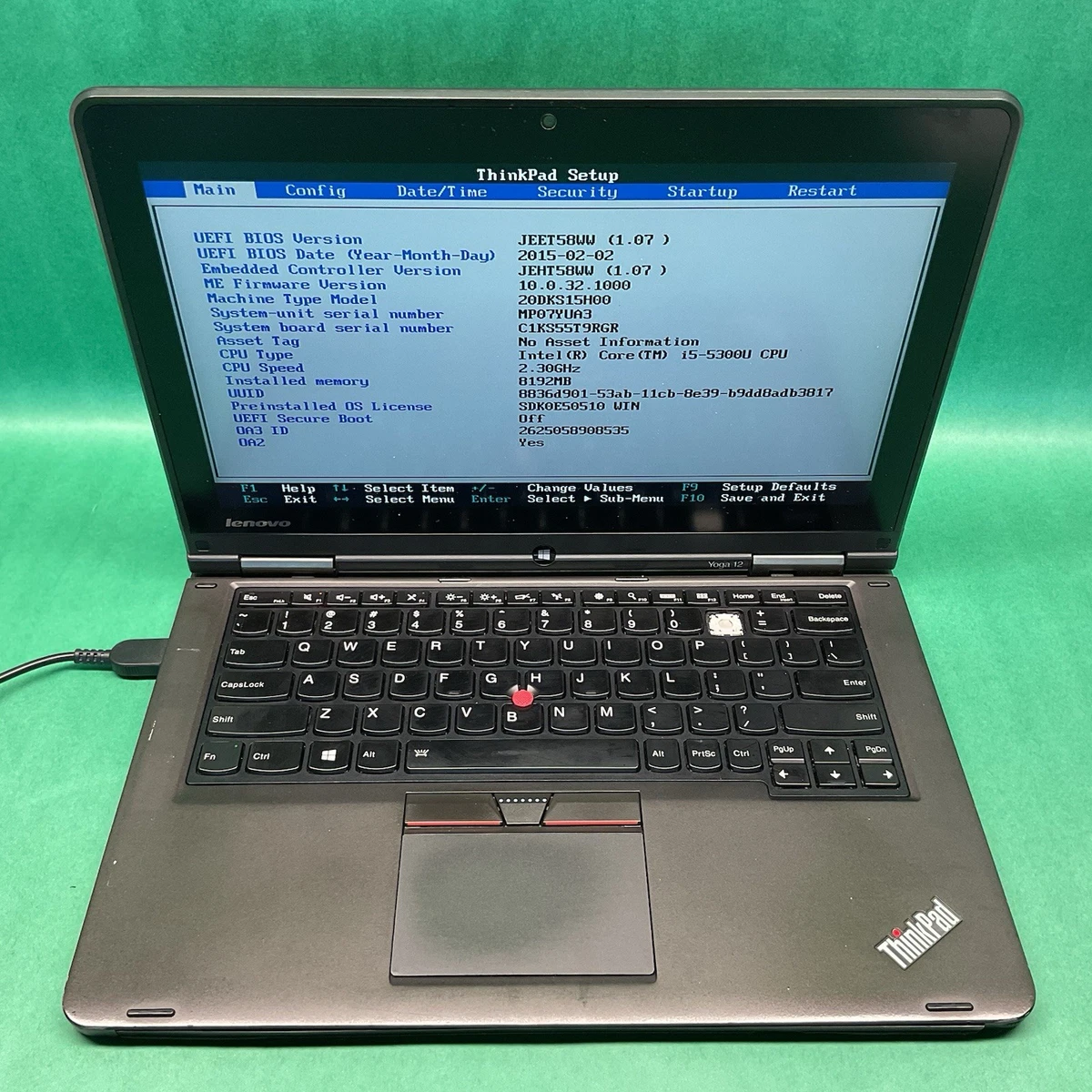 Windowsノート本体 LenovoThinkPad 20BTA100JP / i5-5300U Windows