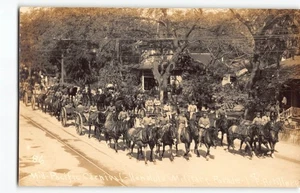 Mid-Pacific Carnival 1st Field Artillery~Schofield Hawaii RPPC Postcard -P1 - Picture 1 of 4